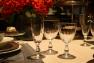 Набір із 6-ти прозорих келихів для вина в класичному стилі Margot Maison  - фото