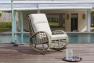 Садове крісло-гойдалка Taurus із ротанга сіро-бежевого кольору Kubu Mushroom Skyline Design  - фото