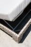 Подвійний шезлонг із плетеного ротанга для відпочинку на терасі Annibal Skyline Design  - фото