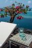 Плетений шезлонг із м'яким матрацом для відпочинку на терасі Brafta Skyline Design  - фото