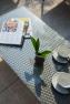 Прямокутний кавовий столик із плетеного ротанга зі скляною стільницею Journey Skyline Design  - фото