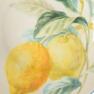 Глибокий керамічний салатник із малюнком на літню тематику "Стиглий лимон" Certified International  - фото