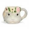Набір із 4-х керамічних чайних чашок у формі мордочки кролика "Солодкий Зайчик" Certified International  - фото