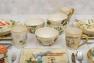 Набір із 4-х керамічних чайних чашок з італійськими пейзажами "Римські канікули" Certified International  - фото