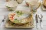 Набір із 4-х керамічних супових тарілок з акварельними пейзажами "Римські канікули" Certified International  - фото