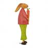 Статуетка "Кролик з морквою" металева Kanu Exner  - фото