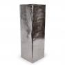 Висока ваза-колона із алюмінію сріблястого кольору Gros Exner  - фото