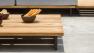 Прямокутний кавовий столик з дерев'яною стільницею Ona Skyline Design  - фото