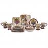 Набір з 4-х великих чайних кухлів з кераміки у стилі кантрі "Секрети виноробів" Certified International  - фото