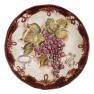 Набір із 4-х керамічних супових тарілок з малюнками у стилі кантрі "Секрети виноробів" Certified International  - фото