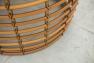 Приставний столик із плетінням із штучного коричневого ротанга Villa Natural Mushroom Skyline Design  - фото