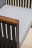 М'яке балконне крісло на металевому каркасі з дерев'яними підлокітниками Horizon Skyline Design  - фото
