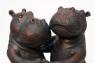 Статуетка "Пара бегемотів" Sannie Exner  - фото