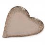 Блюдо у формі серця з алюмінію кольору шампанського Gros Exner  - фото