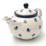 Заварник для чаю з розписом із синіх ягід "Лохина" Кераміка Артистична  - фото