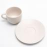 Набір чайних чашок із блюдцями Vesuvio білого кольору, 6 шт. Bastide  - фото