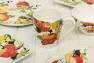 Набір з 4-х великих чайних кухлів з зображенням фруктів та ягід "Фруктовий нектар" Certified International  - фото