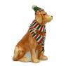 Набір керамічних посудин для солі та перцю у вигляді собачок "Різдвяний подарунок" Certified International  - фото