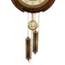 Антикварний настінний годинник з боєм і білим циферблатом Capanni  - фото