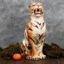 Висока керамічна статуетка дорослого тигра Ceramiche Boxer  - фото