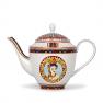 Білий порцеляновий заварник для чаю із візерунком Santa Rosalia Palais Royal  - фото