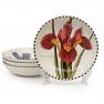 Набір з 4-х супових тарілок із великими зображеннями кольорів "Квіткова рапсодія" Certified International  - фото
