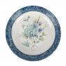 Керамічні тарілки для супу з ніжним узором, 4 шт. "Сині квіти Богемії" Certified International  - фото