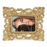 Рамка для фото з мереживним візерунком золотого кольору PopNeoClassic Palais Royal  - фото
