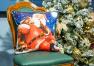 Яскрава святкова наволочка з різдвяним малюнком "Тихий Санта". XMas Centrotex  - фото