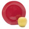 Набір десертних тарілок із червоної кераміки Ritmo 6 шт. Comtesse Milano  - фото
