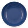 Тарілка супова із синьої кераміки Ritmo Comtesse Milano  - фото
