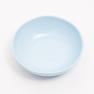 Блакитний керамічний салатник із хвилястими краями Ritmo Comtesse Milano  - фото