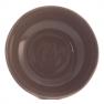 Глибокий салатник із кераміки сіро-коричневого відтінку Ritmo Comtesse Milano  - фото
