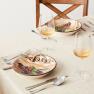 Набір тарілок для супу з об'ємним декором у вигляді вензеля, 4 шт. "Тосканський натюрморт" Certified International  - фото