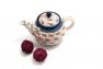 Чайник керамічний з візерунком із квітів "Чайна троянда" Кераміка Артистична  - фото