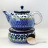 Пальник для чайника з орнаментом "Ягідна галявина" Кераміка Артистична  - фото