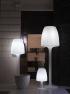 Високий білий LED-світильник для саду та тераси Vases Vondom  - фото