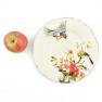 Десертна тарілка з кераміки із зображенням птахів та квітів "Весна" Bizzirri  - фото