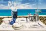 Набір склянок синього кольору для води та соку Toscana Maison, 6 шт  - фото