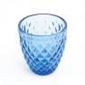 Набір склянок синього кольору для води та соку Toscana Maison, 6 шт  - фото