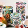 Колекція порцелянового посуду з яскравими різнокольоровими візерунками Samba Brandani  - фото