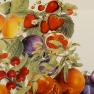 Керамічне блюдо із зображенням фруктів Le Primizie Brandani  - фото