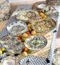 Глибоке блюдо із міцної кераміки з орнаментом Medicea Brandani  - фото