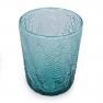 Набір блакитних склянок із рельєфним візерунком їхніх пелюсток, 6 шт. Montego Maison  - фото