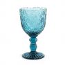 Набір синіх келихів з орнаментом для вина Corinto Maison, 6 шт.  - фото