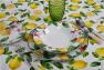 Сервіз порцеляновий на 6 персон з зображенням лимонів Jaffa Maison  - фото