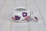 Цукорниця з кришкою порцелянова з півоніями і тюльпанами Ikebana Maison  - фото