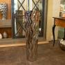 Висока металева ваза з фактурною поверхнею Milano HOFF Interieur  - фото