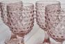 Набір бокалів рожевих Ibiza 6 шт. Maison  - фото
