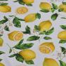 Скатертина бавовняна з малюнком лимонів Jaffa Maison  - фото